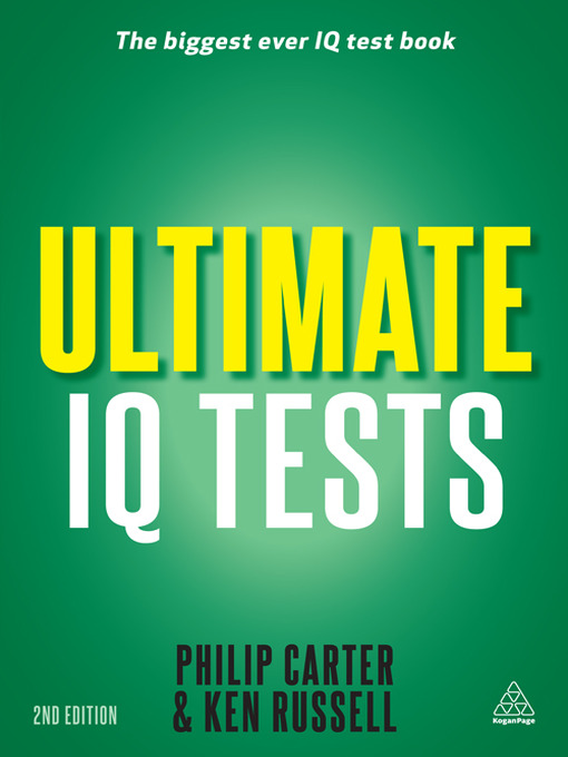 Title details for Ultimate IQ Tests by Philip Carter - Available